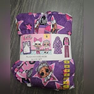 L.O.L. Surprise! Purple and Pink Plush Robe Set